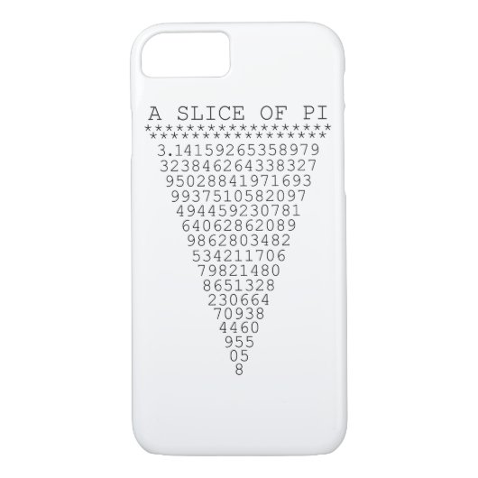 Eine Folie mit Pi-Präsentation Case-Mate iPhone Hülle (Rückseite)