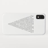 Eine Folie mit Pi-Präsentation Case-Mate iPhone Hülle (Rückseite (Horizontal))