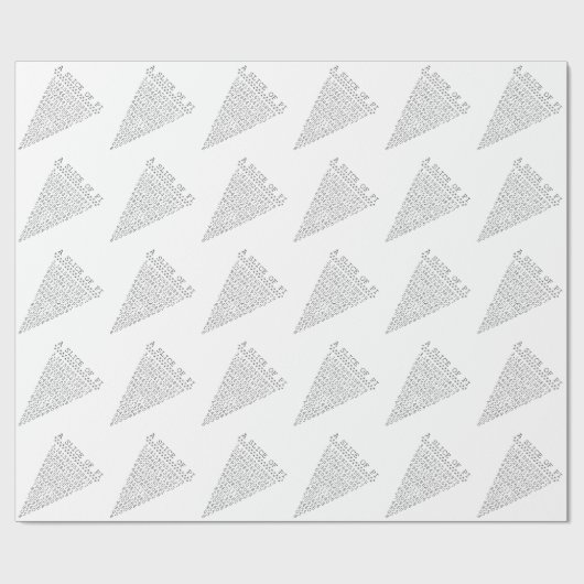 Eine Folie mit Pi-Präsentation Geschenkpapier (Flach)