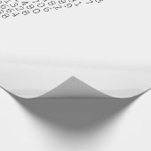 Eine Folie mit Pi-Präsentation Geschenkpapier (Ecke)