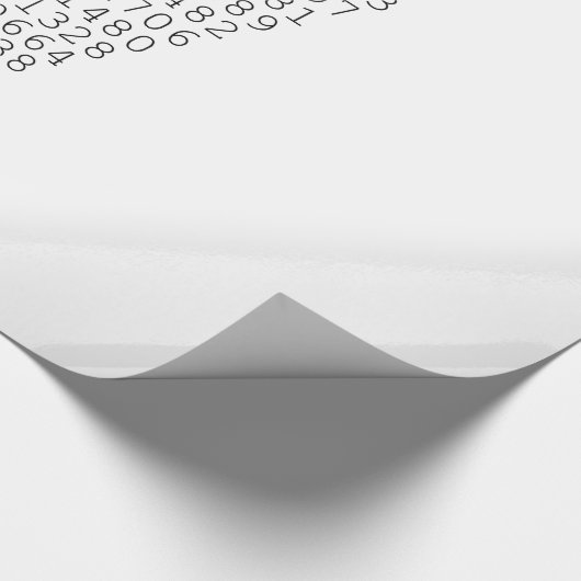 Eine Folie mit Pi-Präsentation Geschenkpapier (Ecke)