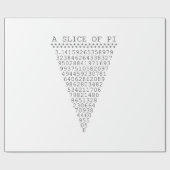 Eine Folie mit Pi-Präsentation Geschenkpapier (Flach)