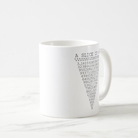 Eine Folie mit Pi-Präsentation Kaffeetasse (VorderseiteRechts)