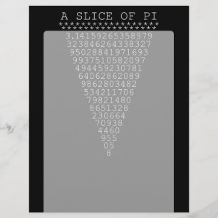 Eine Folie mit Pi-Typografie