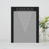 Eine Folie mit Pi-Typografie (Stehend Vorderseite)