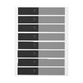 Eine Folie mit Pi-Typografie Rundum-Adressaufkleber (Bogen)