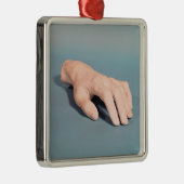 Eine Form der Hand von Frederic Chopin Silbernes Ornament (Rechts)