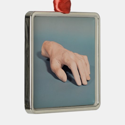 Eine Form der Hand von Frederic Chopin Silbernes Ornament (Rechts)