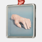 Eine Form der Hand von Frederic Chopin Silbernes Ornament (Links)