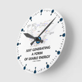 Eine Form der verwendbaren Energie (Krebs) gerade, Runde Wanduhr (Winkel)