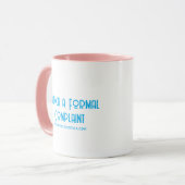 Eine formelle Beschwerde einreichen Tasse (Vorderseite Links)