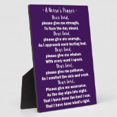 Eine Foto-Plaque für Krankenpfleger mit Easel Fotoplatte (Seite)