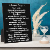 Eine Foto-Plaque für Krankenpfleger mit Easel Fotoplatte (Seite)