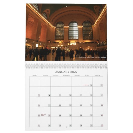 Eine Fotoreise nach New York Kalender (Jan 2027)