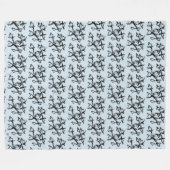 Eine Fraktal-Fantasie Fleecedecke (Vorderseite (Horizontal))