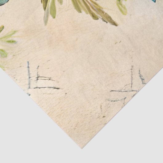 Eine französische Design-Serie 10 Seidenpapier (Ausschnitt)