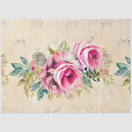 Eine französische Design-Serie 10 Seidenpapier (Vorderseite)