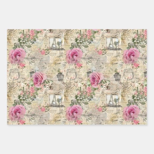 Eine französische Design-Serie 1 Geschenkpapier Set (Vorderseite)