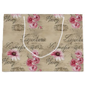 Eine französische Design-Serie 20 Große Geschenktüte (Vorderseite)