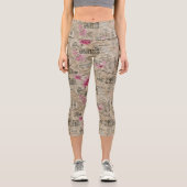 Eine französische Design-Serie 24 Capri Leggings (Vorderseite)