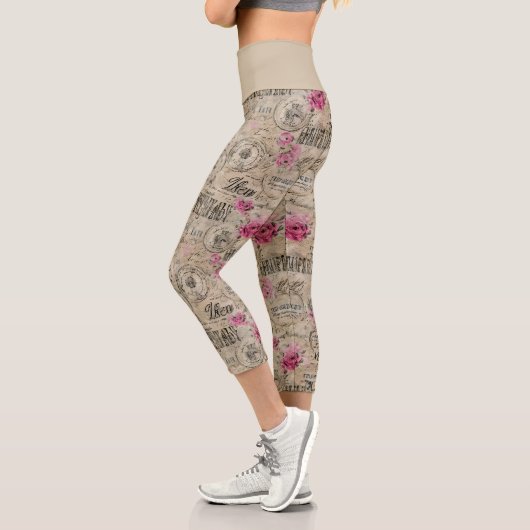 Eine französische Design-Serie 24 Capri Leggings (Links)