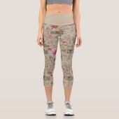 Eine französische Design-Serie 24 Capri Leggings (Vorderseite)