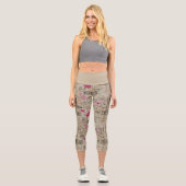 Eine französische Design-Serie 24 Capri Leggings (Vorderseite)