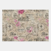 Eine französische Design-Serie 24 Geschenkpapier Set (Vorderseite)