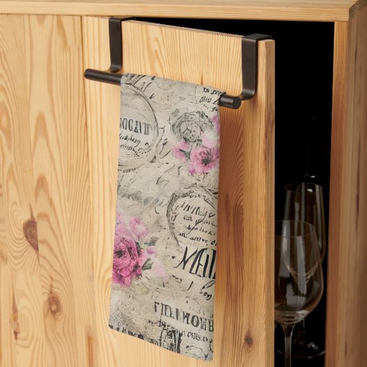 Eine französische Design-Serie 24 Geschirrtuch (Drittel gefaltet)