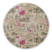 Eine französische Design-Serie 24 Keramikknauf (Vorderseite)