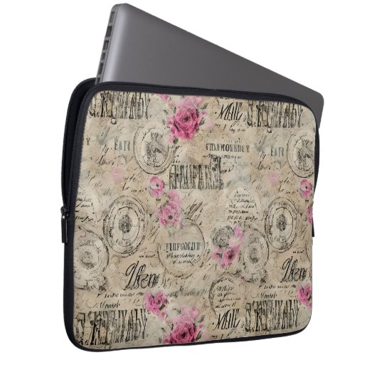 Eine französische Design-Serie 24 Laptopschutzhülle (Vorne Rechts)