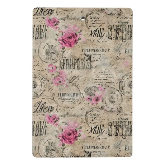 Eine französische Design-Serie 24 Mini Klemmbrett (Rückseite)