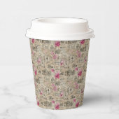 Eine französische Design-Serie 24 Pappbecher (Rechts)