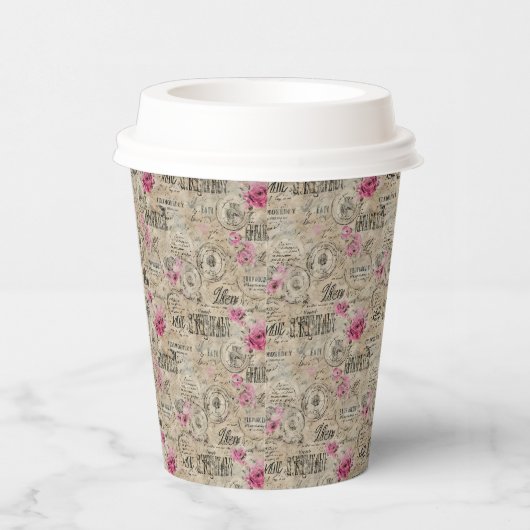 Eine französische Design-Serie 24 Pappbecher (Rechts)