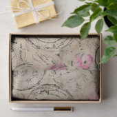 Eine französische Design-Serie 24 Seidenpapier (Geschenk)