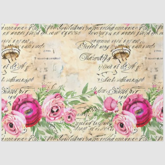 Eine französische Design-Serie 25 Seidenpapier (Vorderseite)