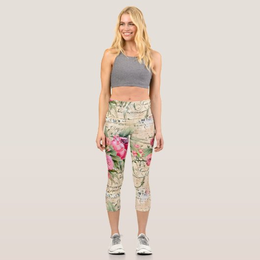 Eine französische Design-Serie 26 Capri Leggings (Vorderseite)