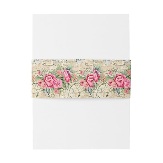 Eine französische Design-Serie 26 Einladungsbanderole (Rückseitenbeispiel)