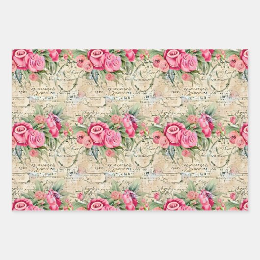 Eine französische Design-Serie 26 Geschenkpapier Set (Vorderseite 2)