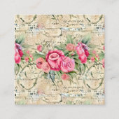 Eine französische Design-Serie 26 Quadratische Visitenkarte (Vorderseite)