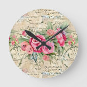 Eine französische Design-Serie 26 Runde Wanduhr (Vorderseite)