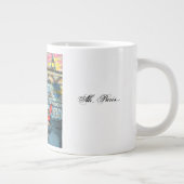 Eine französische Kiss-Tasse Jumbo-Tasse (Rechts)