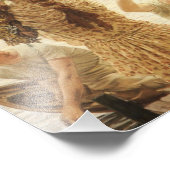 Eine Frau an der Themse Fotodruck (Ecke)