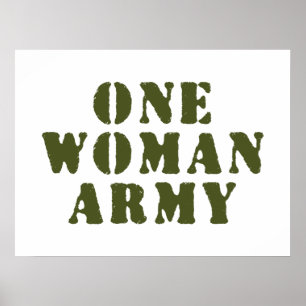 EINE-FRAU-ARmee Poster