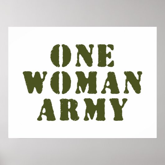 EINE-FRAU-ARmee Poster (Vorne)