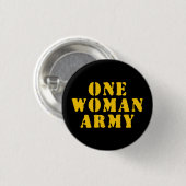 EINE FRAU ARMY BUTTON (Vorne & Hinten)