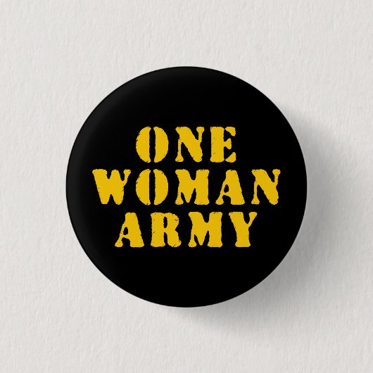 EINE FRAU ARMY BUTTON (Vorderseite)