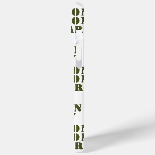 EINE FRAU ARMY Case-Mate iPhone HÜLLE (Rückseite / Links)