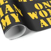 EINE FRAU ARMY GESCHENKPAPIER (Rolleneckpunkt)