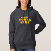 EINE FRAU ARMY HOODIE (Vorderseite)